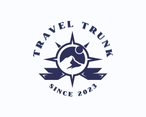 Travel Navigation Compass logo design