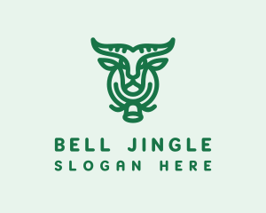 Cow Bell Horns logo design