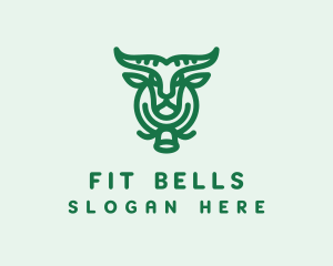 Cow Bell Horns logo design