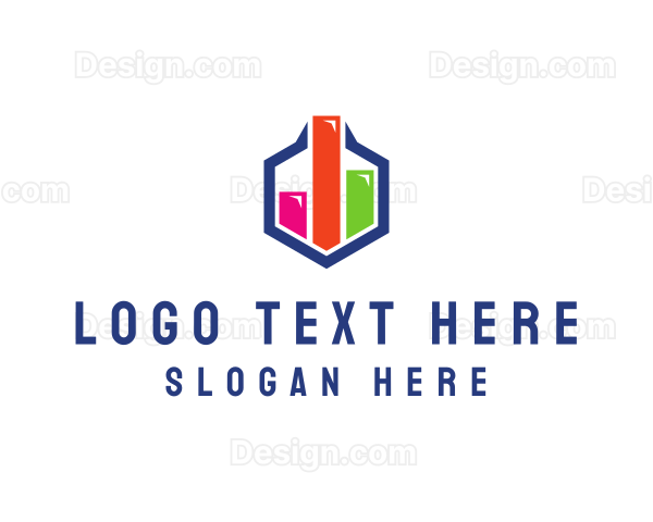 Data Hexagon Chart Logo