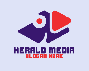 Dog Play Media  logo design