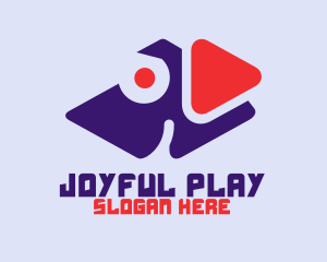 Dog Play Media  logo design