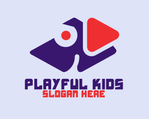 Dog Play Media  logo design