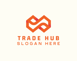 Business Shipping Loop logo design