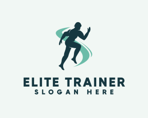 Running Sports Fitness  logo design