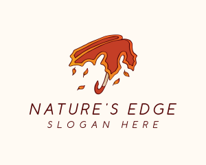 Autumn Leaf Umbrella logo design