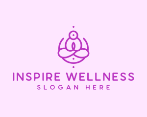 Meditation Wellness Therapy logo design