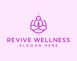 Meditation Wellness Therapy logo design