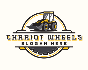 Wheel Loader Excavation logo design