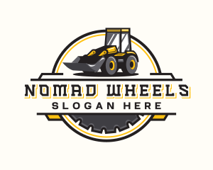 Wheel Loader Excavation logo design