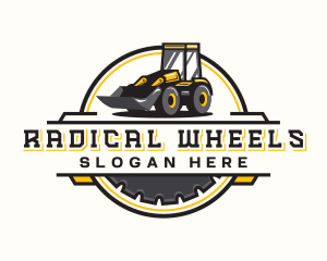 Wheel Loader Excavation logo design