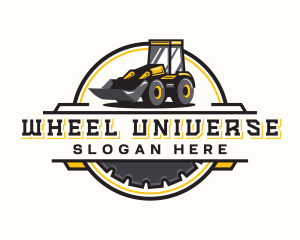 Wheel Loader Excavation logo design