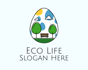 Nature Egg Park logo design