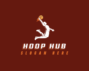 Basketball Sport Player logo