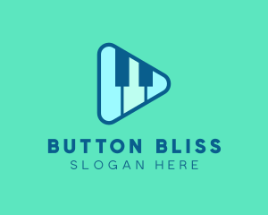 Piano Streaming Application logo design