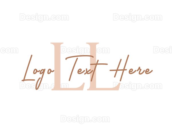 Classy Feminine Handwritten Logo