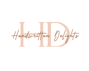 Classy Feminine Handwritten  logo design