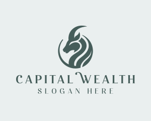 Goat Financing Investment logo design