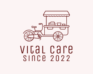 Red Bike Food Cart  logo