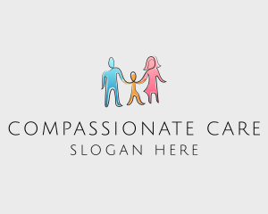 Family Parenting Child Welfare logo design