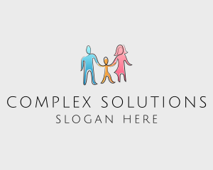 Family Parenting Child Welfare logo design