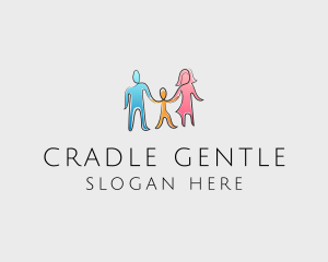 Family Parenting Child Welfare logo design