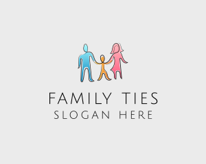 Family Parenting Child Welfare logo design