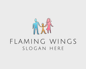 Family Parenting Child Welfare logo design