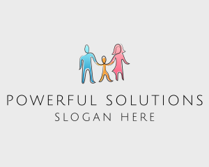 Family Parenting Child Welfare logo design