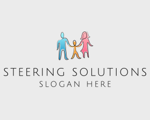 Family Parenting Child Welfare logo design