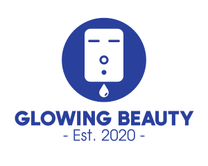 Blue Liquid Soap Dispenser logo