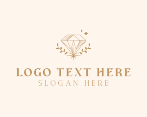 Gold Diamond Jewelry logo design