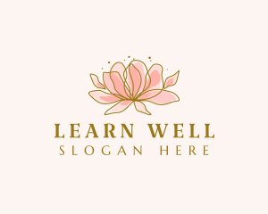 Flower Beauty Wellness logo design