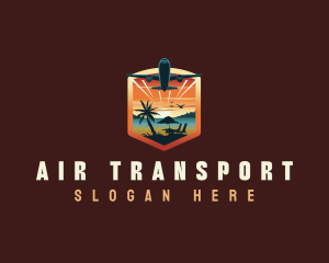 Airplane Travel Getaway logo design