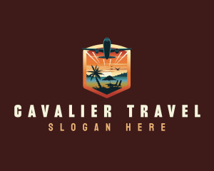 Airplane Travel Getaway logo design