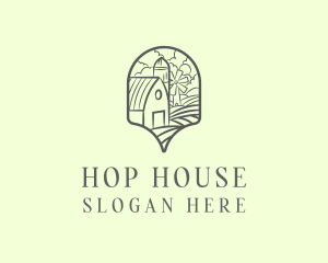 Barn House Mill logo design