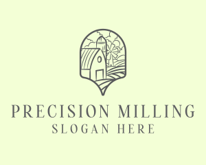 Barn House Mill logo design