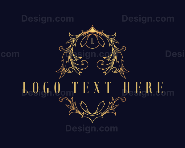 Luxury Elegant Wreath Logo