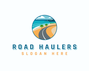 Beach Road Trip logo design