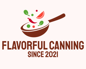 Cooking Pan Restaurant  logo design