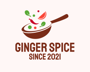 Cooking Pan Restaurant  logo design