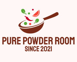 Cooking Pan Restaurant  logo design