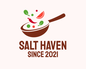 Cooking Pan Restaurant  logo design