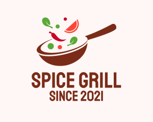 Cooking Pan Restaurant  logo design