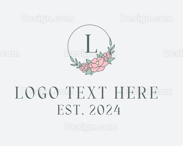 Floral Wreath Spa Logo