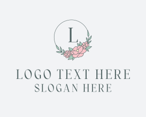 Floral Wreath Spa Logo