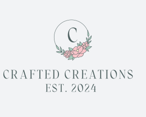 Floral Wreath Spa logo design