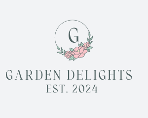 Floral Wreath Spa logo design