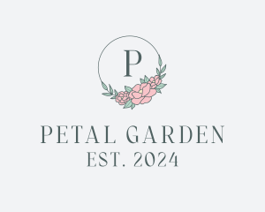 Floral Wreath Spa logo design