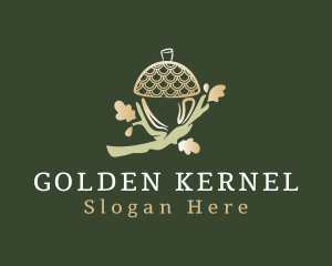 Golden Acorn Branch  logo design